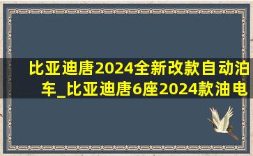 比亚迪唐2024全新改款自动泊车_比亚迪唐6座2024款油电混合落地价