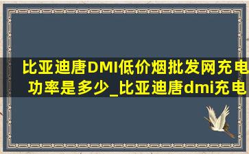 比亚迪唐DMI(低价烟批发网)充电功率是多少_比亚迪唐dmi充电功率(低价烟批发网)多少