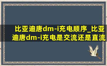 比亚迪唐dm-i充电顺序_比亚迪唐dm-i充电是交流还是直流