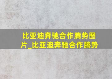 比亚迪奔驰合作腾势图片_比亚迪奔驰合作腾势