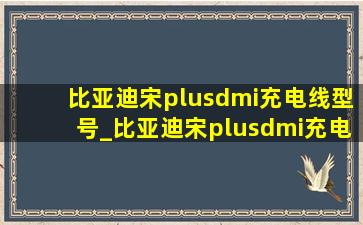 比亚迪宋plusdmi充电线型号_比亚迪宋plusdmi充电时能锁车吗