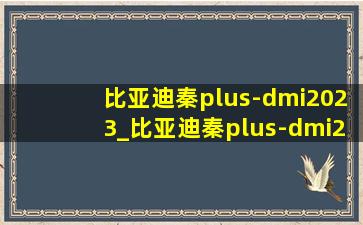 比亚迪秦plus-dmi2023_比亚迪秦plus-dmi2023款