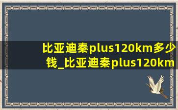 比亚迪秦plus120km多少钱_比亚迪秦plus120km使用感受