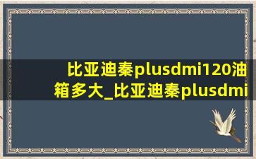 比亚迪秦plusdmi120油箱多大_比亚迪秦plusdmi120油箱体积