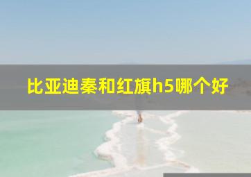 比亚迪秦和红旗h5哪个好