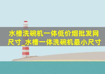 水槽洗碗机一体(低价烟批发网)尺寸_水槽一体洗碗机最小尺寸