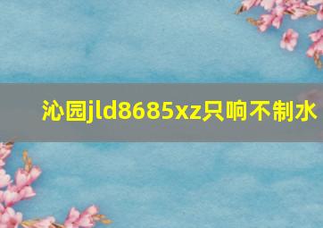 沁园jld8685xz只响不制水