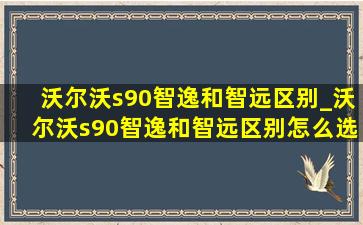 沃尔沃s90智逸和智远区别_沃尔沃s90智逸和智远区别怎么选