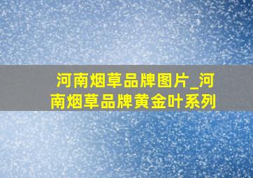 河南烟草品牌图片_河南烟草品牌黄金叶系列