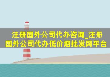 注册国外公司代办咨询_注册国外公司代办(低价烟批发网)平台