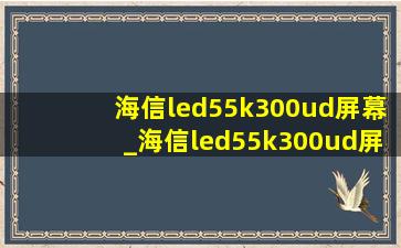 海信led55k300ud屏幕_海信led55k300ud屏幕多少钱