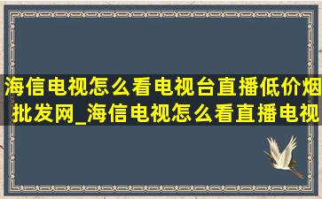 海信电视怎么看电视台直播(低价烟批发网)_海信电视怎么看直播电视台节目