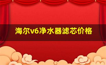 海尔v6净水器滤芯价格