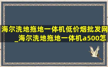 海尔洗地拖地一体机(低价烟批发网)_海尔洗地拖地一体机a500怎么用