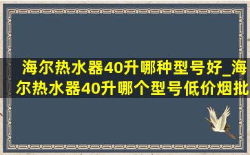 海尔热水器40升哪种型号好_海尔热水器40升哪个型号(低价烟批发网)