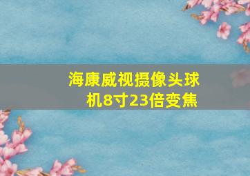 海康威视摄像头球机8寸23倍变焦