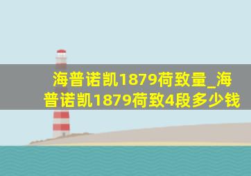 海普诺凯1879荷致量_海普诺凯1879荷致4段多少钱