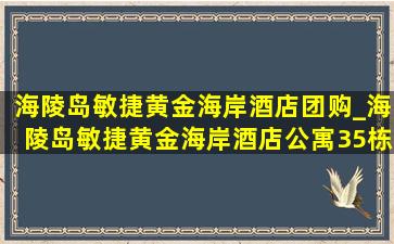 海陵岛敏捷黄金海岸酒店团购_海陵岛敏捷黄金海岸酒店公寓35栋