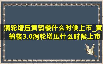 涡轮增压黄鹤楼什么时候上市_黄鹤楼3.0涡轮增压什么时候上市的