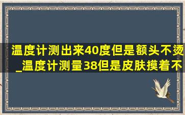 温度计测出来40度但是额头不烫_温度计测量38但是皮肤摸着不烫