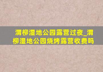 渭柳湿地公园露营过夜_渭柳湿地公园烧烤露营收费吗