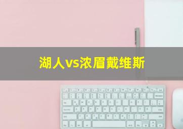 湖人vs浓眉戴维斯