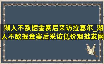 湖人不敌掘金赛后采访拉塞尔_湖人不敌掘金赛后采访(低价烟批发网)