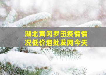 湖北黄冈罗田疫情情况(低价烟批发网)今天