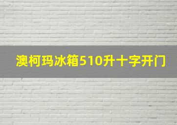 澳柯玛冰箱510升十字开门