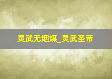 灵武无烟煤_灵武圣帝