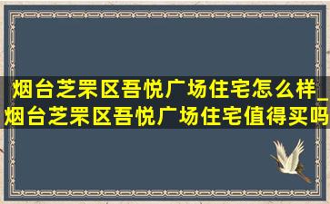 烟台芝罘区吾悦广场住宅怎么样_烟台芝罘区吾悦广场住宅值得买吗