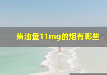 焦油量11mg的烟有哪些