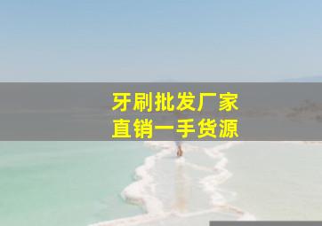 牙刷批发厂家直销一手货源