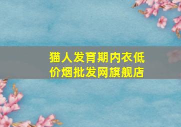 猫人发育期内衣(低价烟批发网)旗舰店