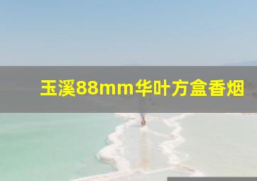 玉溪88mm华叶方盒香烟