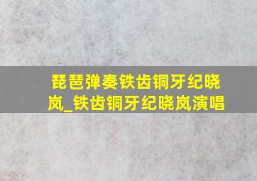 琵琶弹奏铁齿铜牙纪晓岚_铁齿铜牙纪晓岚演唱