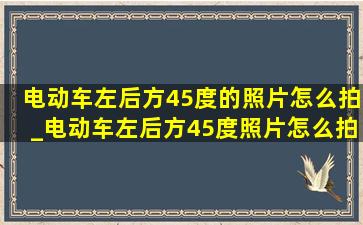 电动车左后方45度的照片怎么拍_电动车左后方45度照片怎么拍