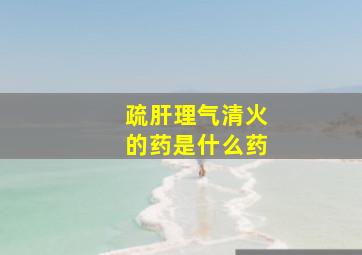 疏肝理气清火的药是什么药