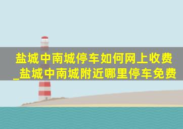 盐城中南城停车如何网上收费_盐城中南城附近哪里停车免费