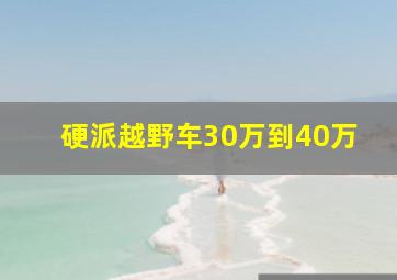 硬派越野车30万到40万