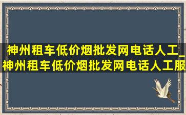 神州租车(低价烟批发网)电话人工_神州租车(低价烟批发网)电话人工服务