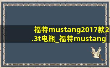 福特mustang2017款2.3t电瓶_福特mustang2.3t价格