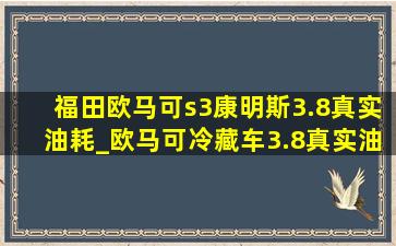 福田欧马可s3康明斯3.8真实油耗_欧马可冷藏车3.8真实油耗