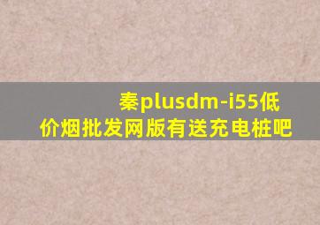 秦plusdm-i55(低价烟批发网)版有送充电桩吧