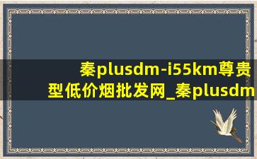 秦plusdm-i55km尊贵型(低价烟批发网)_秦plusdm-i55km尊贵型与旗舰型