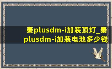 秦plusdm-i加装顶灯_秦plusdm-i加装电池多少钱