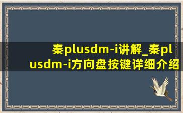 秦plusdm-i讲解_秦plusdm-i方向盘按键详细介绍