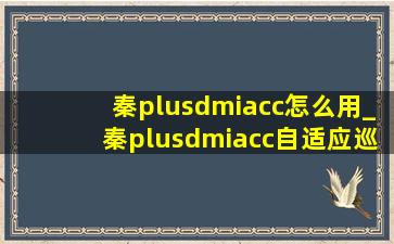 秦plusdmiacc怎么用_秦plusdmiacc自适应巡航