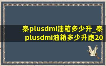 秦plusdmi油箱多少升_秦plusdmi油箱多少升跑2000