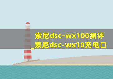 索尼dsc-wx100测评_索尼dsc-wx10充电口